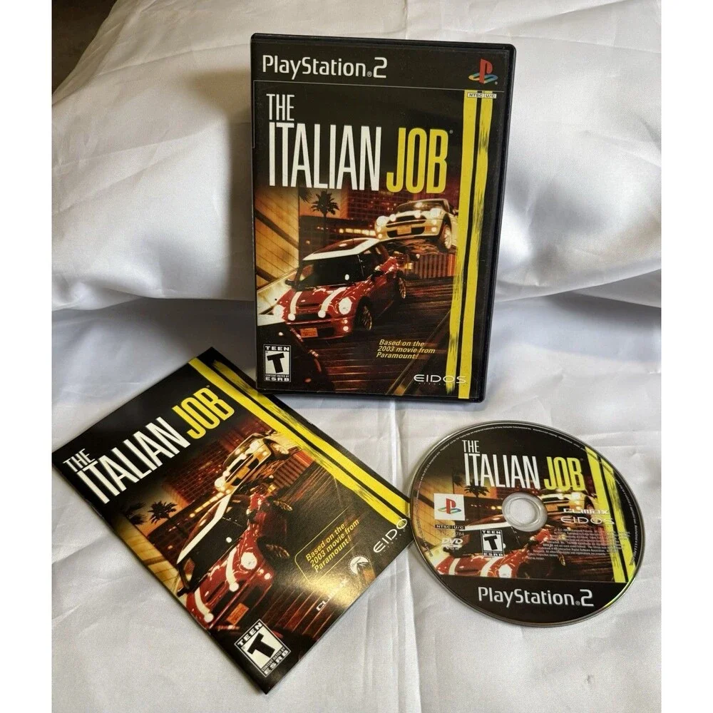 Italian Job (Sony PlayStation 2, 2003) With Manual